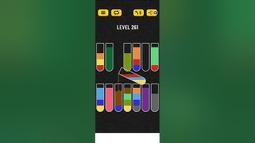 Water sort puzzle level 261