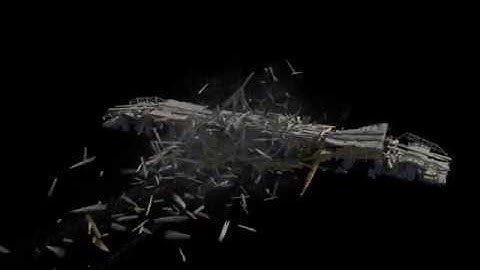 Houdini 18 Wooden Bridge destructions RBD Material Fracture Test