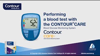 Performing a blood test | CONTOUR CARE | mmol/l | Singapore (en_SG)