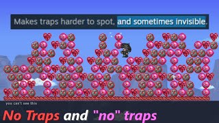 Making No Traps Terraria World With Actually No Traps And Invisible Ones