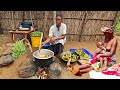 Typical African Village Life Of Our Most Hardworking Mums#cooking Authentic food For Lunch 
