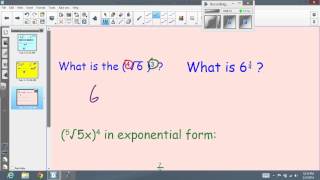 Converting Radical and Exponential forms