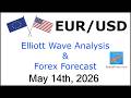 EUR USD Elliott Wave Analysis | Forex Forecast | May 14 2026 | EURUSD Analysis Today