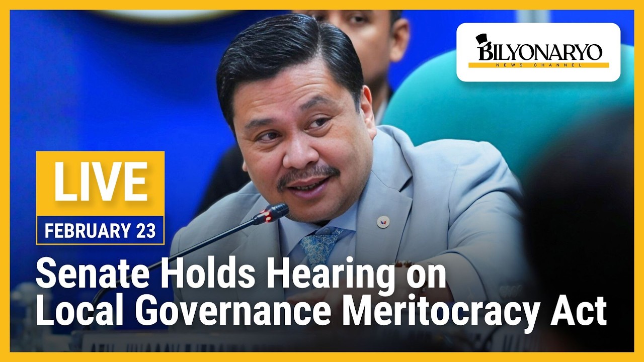 LIVE: Senate Hearing on the Local Governance Meritocracy Act | February 23, 2026