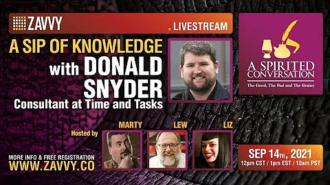 A Sip of Knowledge with Donald Snyder, Consultant ...