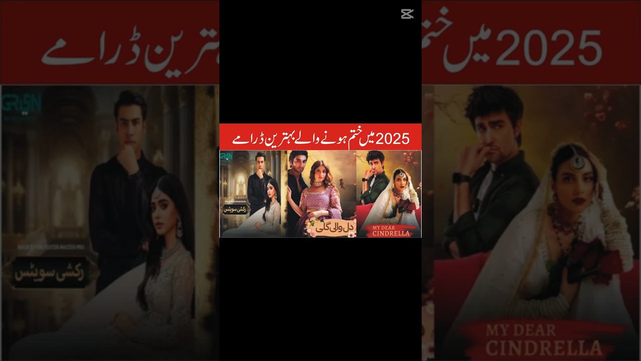 Top 10 Recently Ended Pakistani Dramas 2025 