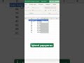 Excel’de bu yöntemi biliyor musunuz? 🤔 #shorts