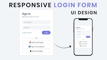 Responsive Login Form | Signup Form | Login Form UI Design | HTML5 | CSS3 |  Code4Education 2021