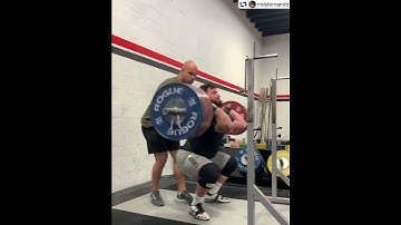 Heavy Pause Front Squats - Fernando Reis