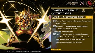 [Tower of saviors/Card Review] Kamen Rider EX-AID Muteki Gamer screenshot 2