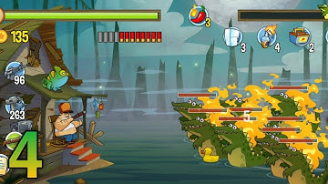 Swamp Attack Gameplay Walkthrough Part 4 (Android/IOS)