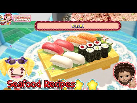 Cooking Mama: Cuisine! - Seafood Recipes | Sushi 🍣