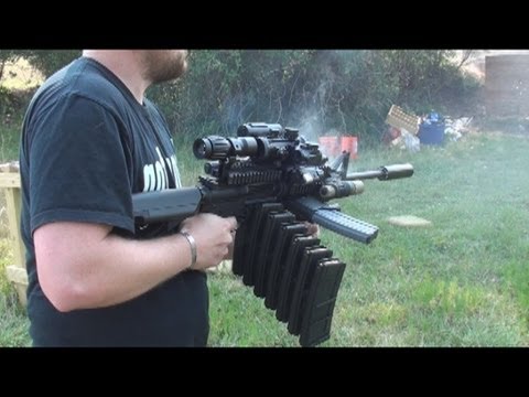 RANGE TEST: THE ULTIMATE AR-15 MALL NINJA TACTICAL ZOMBIE DESTROYER!