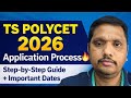 TS POLYCET 2026 Application Process 🔥 Step-by-Step Guide + Important Dates