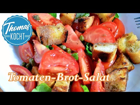 Video: Wie Man Einen Italienischen Panzanella-Salat Zubereitet