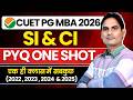 CUET PG MBA 2026 Preparation | Quantitative Aptitude | Quants SI &amp; CI  One Shot |  ALL PYQs