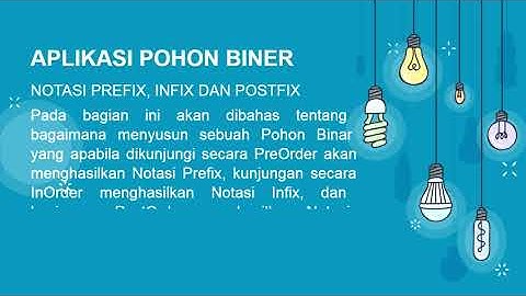 P11 KUNJUNGAN PADA POHON BINER | Struktur Data