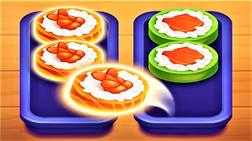 🍣 Sushi Sort: Color Sorting Game 🍣 GAMEPLAY Orders 1-16 (Android, iOS)