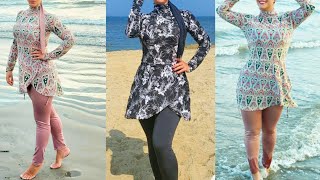 جديييد🌟بوركيني سباحة للمحجبات موديل رائع وسهل للمبتدئين// patron burkini islamique