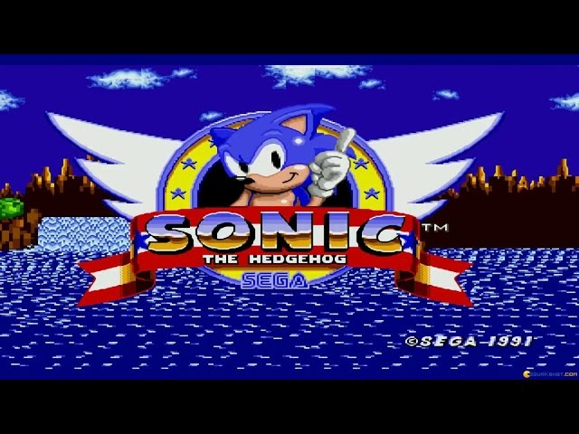 Sonic the Hedgehog gameplay (PC Game, 1991) 