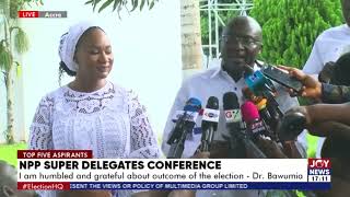 NPP Super Delegates Congress: I am humbled and grateful about outcome of the elections - Dr.Bawumia