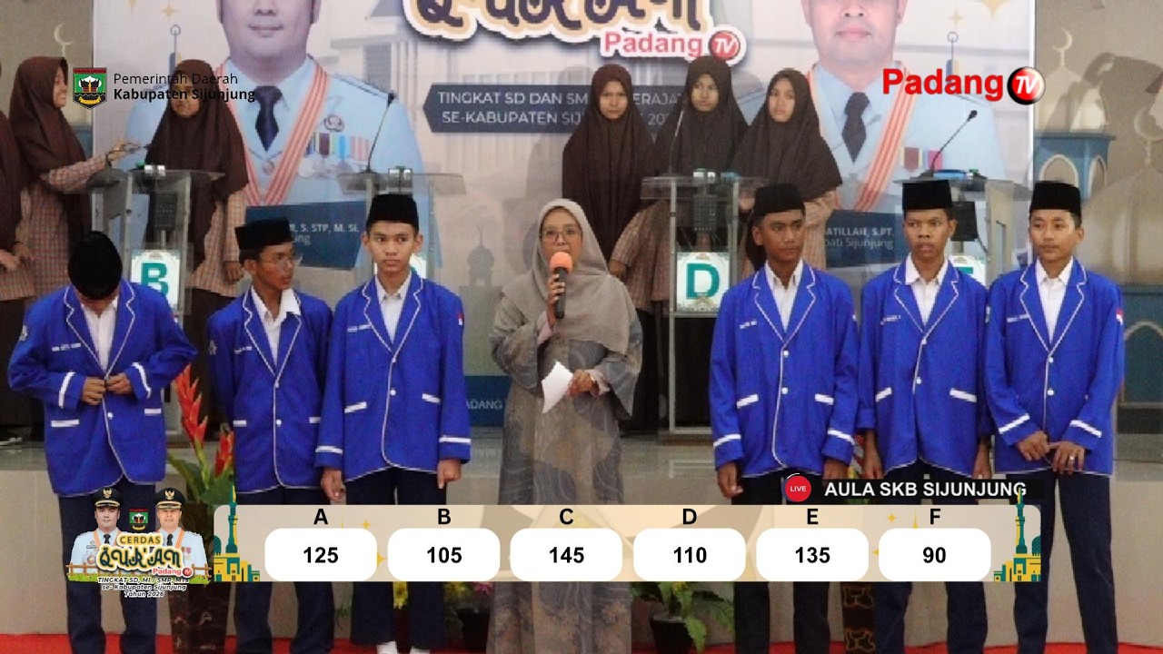🔴 LIVE : Cerdas Qur'an Tingkat SMP/Sederajat Kabupaten Sijunjung Tahun 2026 Semifinal Episode 3