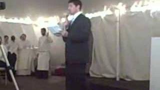 Genius Best Man Speech - Levitt/Albino Wedding(Incredible best man speech., 2008-06-30T14:56:02.000Z)