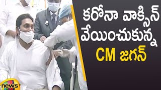 CM YS Jagan Takes First Shot Of COVID-19 Vaccine At Guntur Govt Hospital | AP News | Mango News