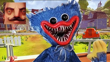 Hello Neighbor - My New Neighbor Poppy Playtime 4 Huggy Wuggy Act 4 Final Gameplay Walkthrough