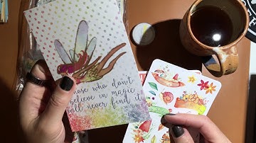 Cocoa Daisy Subscription Box for October 2019 "Autumn Whimsy" with the new Weeks Sticker Kit!