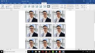 How to Make Passport Size Photo in Microsot Word