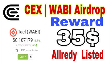 CEX | Wabi Airdrop | Reawd 23$ | Big Project | Don