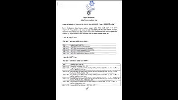 Exam Routine: BBS, BEd, BSc BA 2nd Year 2081 (Regular) #examroutine2081