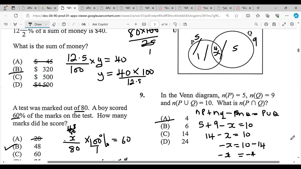 cxc maths 2024 paper 1 - YouTube