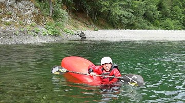 Kayaking Basics with Rudy Rampage "How To Wet Exit."