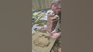 how to lay bricks properly #building #diy #constructionchannel #garden #funny #fyp #bricklaying