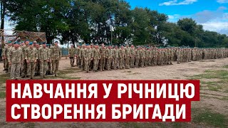 35 бригада морської піхоти відзначила своє 3-річчя на полігоні Херсонщини