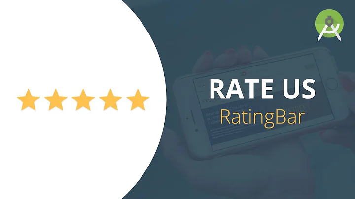 Implement Rate Us Stars using RatingBar | Android Studio