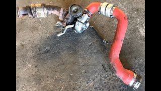 How to change the turbo on Range Rover vogue L322 3.0 L diesel in the easiest way