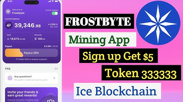Frostbyte New Free Mining App Ice Blockchain@CryptoEverythings