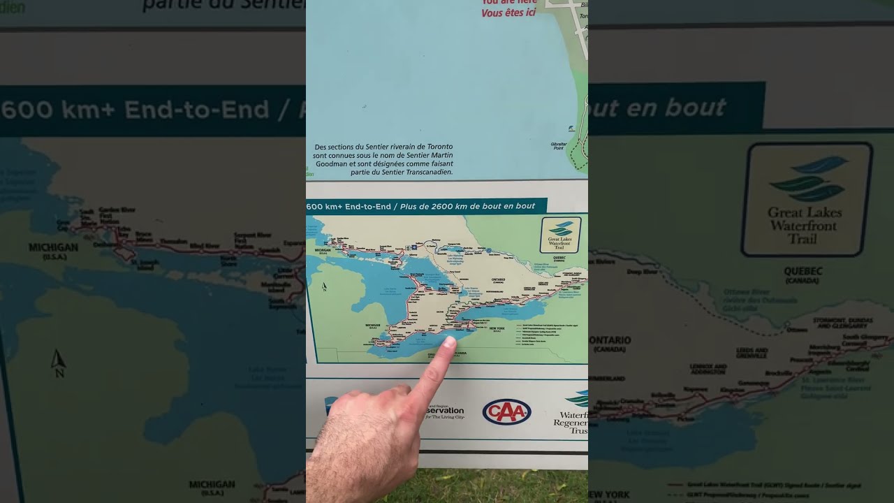 What is the Great Lakes Waterfront Trail? 
