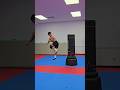 ASMR: Target sounds when kicking #shorts #fyp #taekwondo #tkd #training #latenight #kick