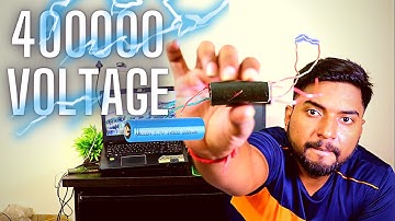 3.7 volt to 4 lakh volt module | 400KV Boost Step Up Power Module High Voltage Generator | Makelogy