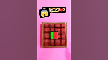 Making All Cubes Red "♥️"😱 #shorts 👍