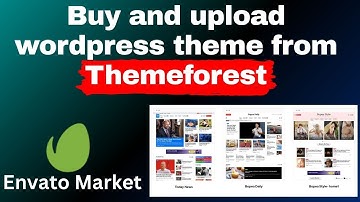 how to buy and upload a wordpress theme from themeforest || Themeforest Wordpress Theme Tutorial