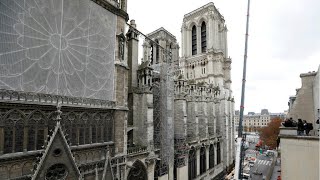 Une vidéo révèle l'ampleur des travaux à l’intérieur de Notre-Dame, huit mois après l'incendie