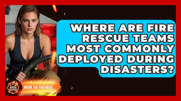 Where Are Fire Rescue Teams Most Commonly Deployed During Disasters? - Inside the Firehouse