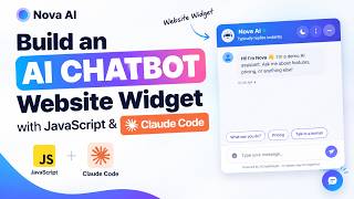 Build an AI Chatbot Website Widget with JavaScript & Claude Code