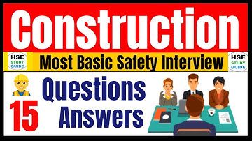 Construction Safety || Safety Interview Question & Answer || 15 Construction Safety Q/A