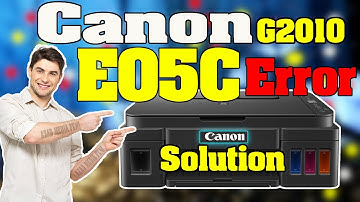 How to fix Error code "E05c" - canon G2010  E05c error solution - fix printer canon